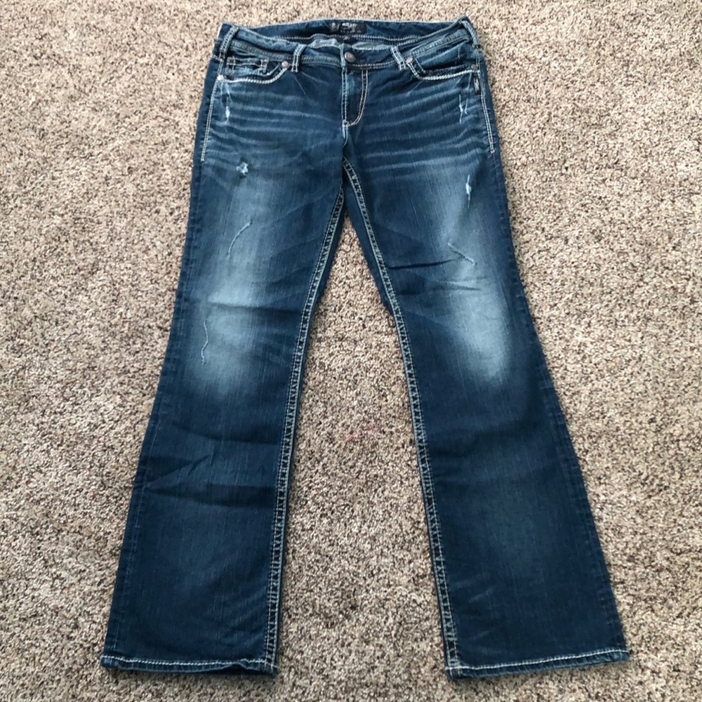 Silver jeans